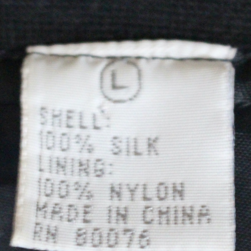 Robert Stock limited , bomber jacket 100% silk - Picture 9 of 9